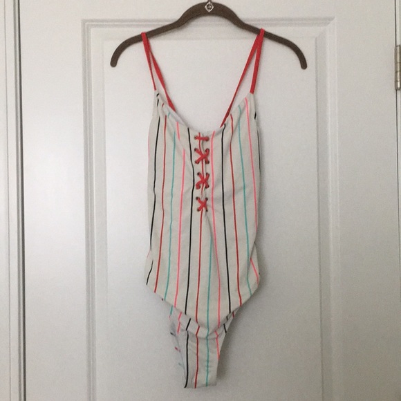 Xhilaration Other - Striped One Piece Swimsuit Size XL